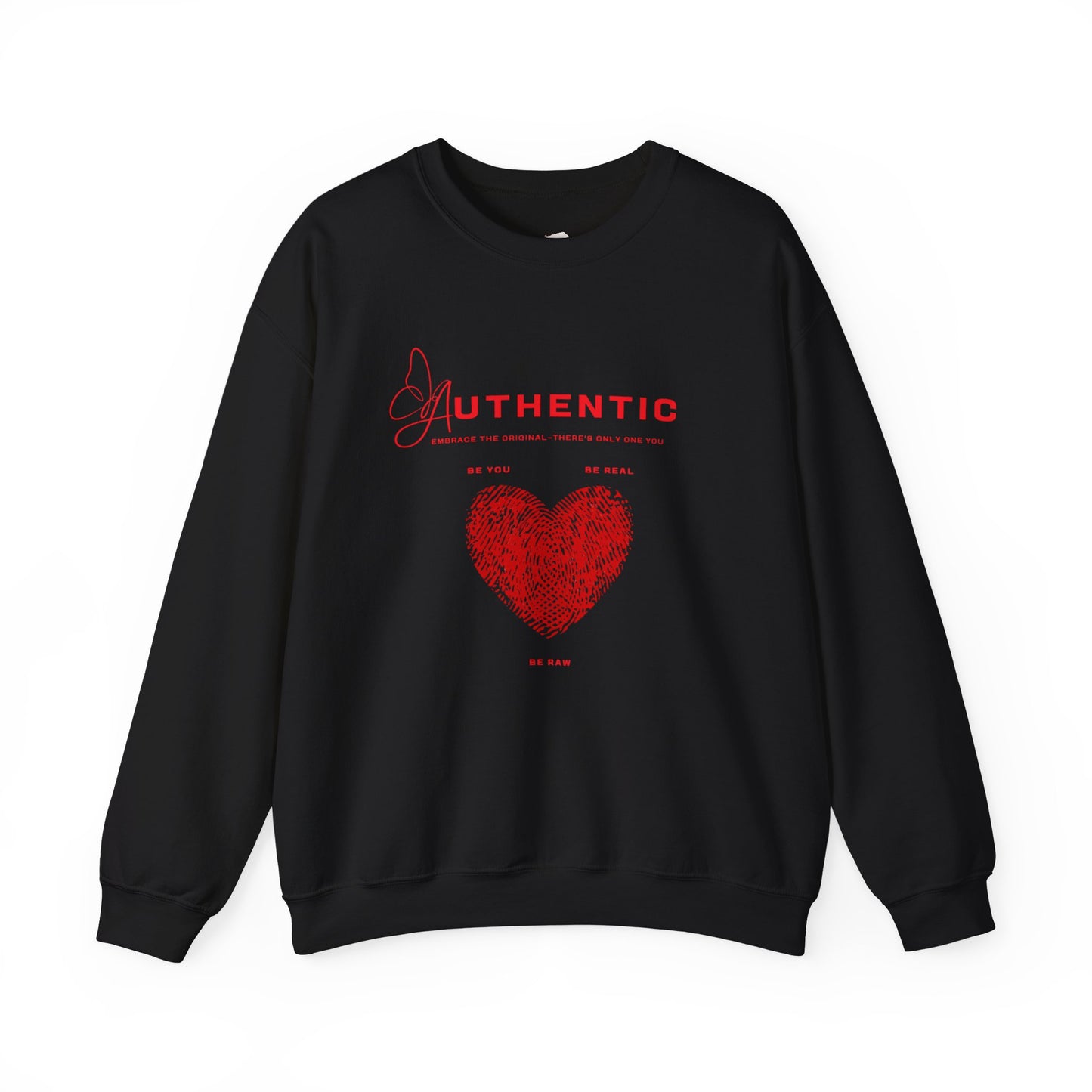Authentic Heart Cozy Crewneck Pullover