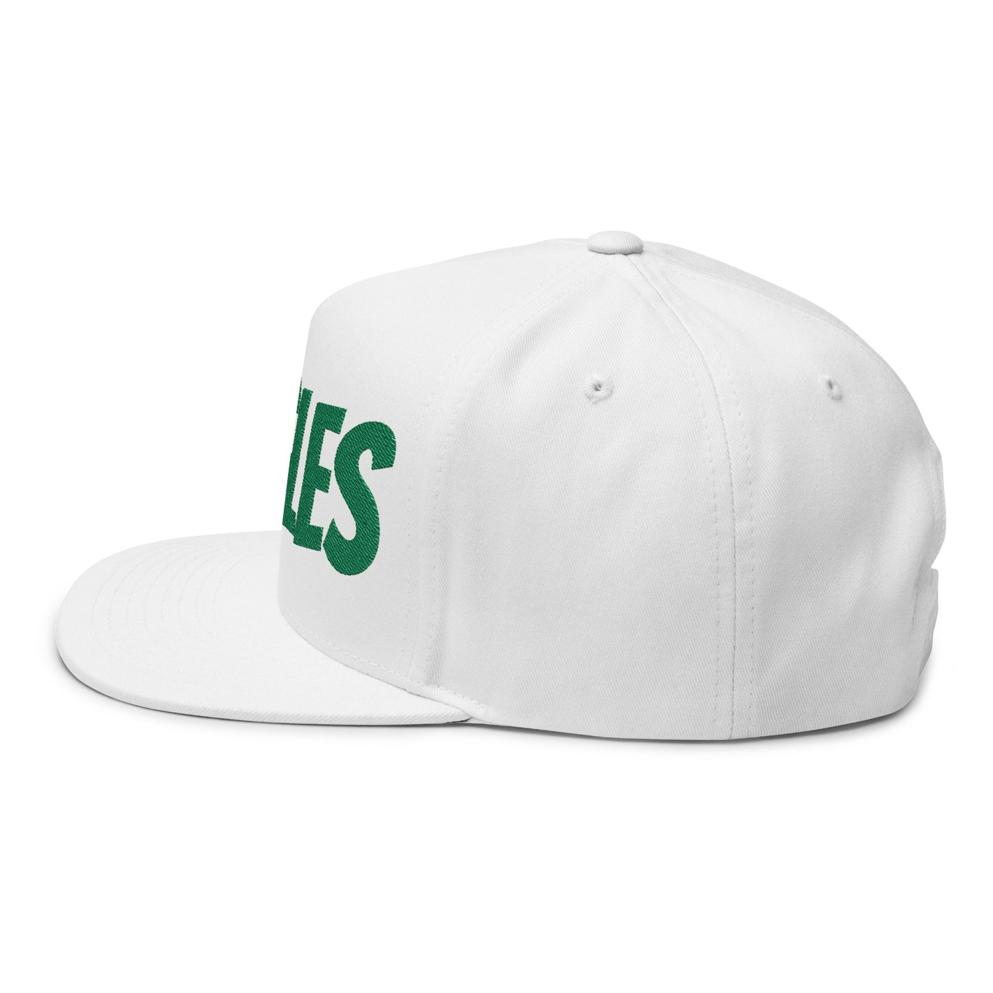 Customizable-Stylish Embroidered Flat Bill Cap