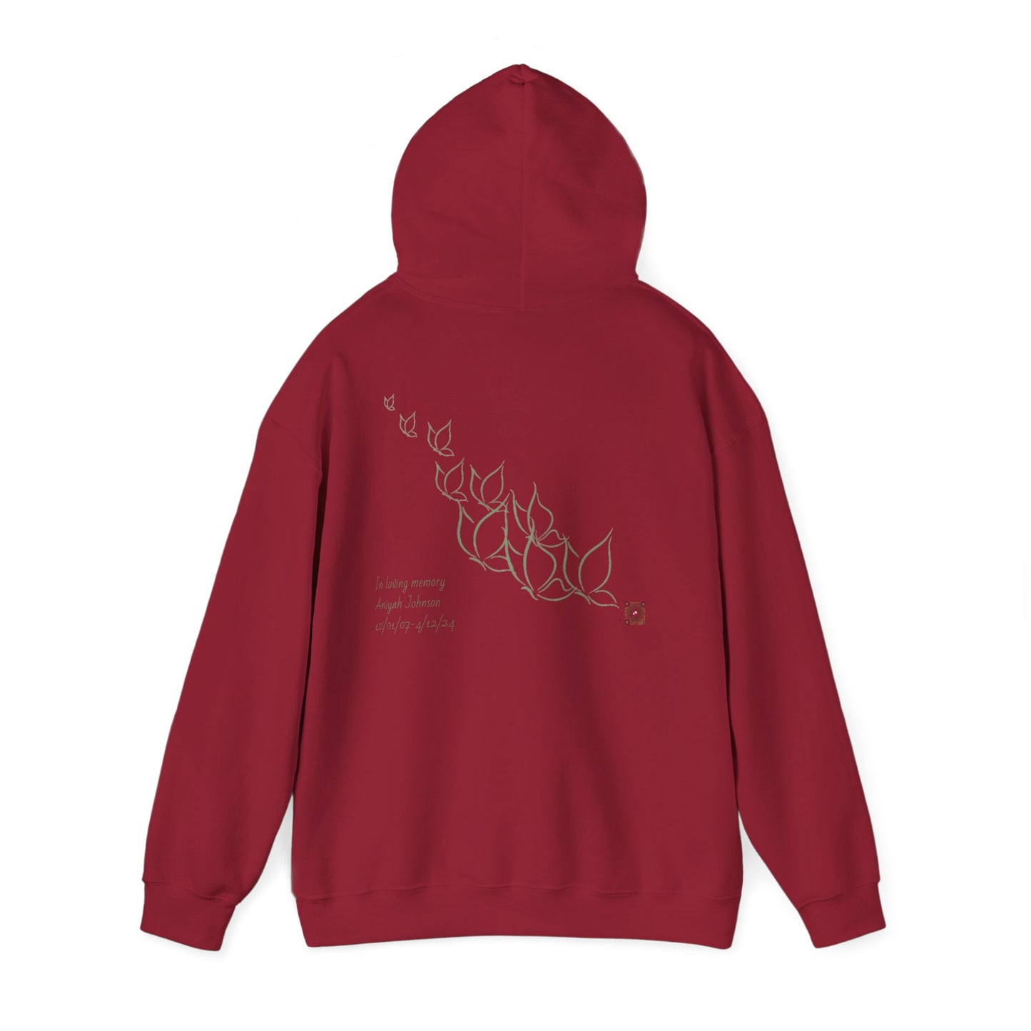 Cozy Unisex Hooded Sweatshirt, Chic Floral Design Sweatshirt for Casual Wear, Stylish Gift for Her, Spring Fashion Layer, Comfort & Style