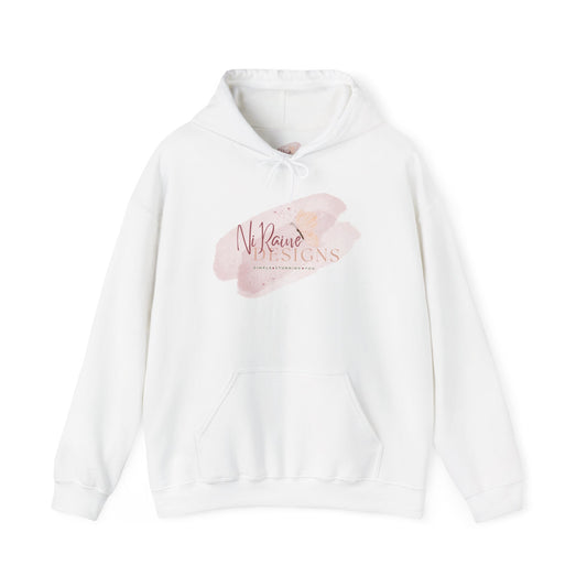 Cozy Unisex Hooded Sweatshirt, Chic Floral Design Sweatshirt for Casual Wear, Stylish Gift for Her, Spring Fashion Layer, Comfort & Style