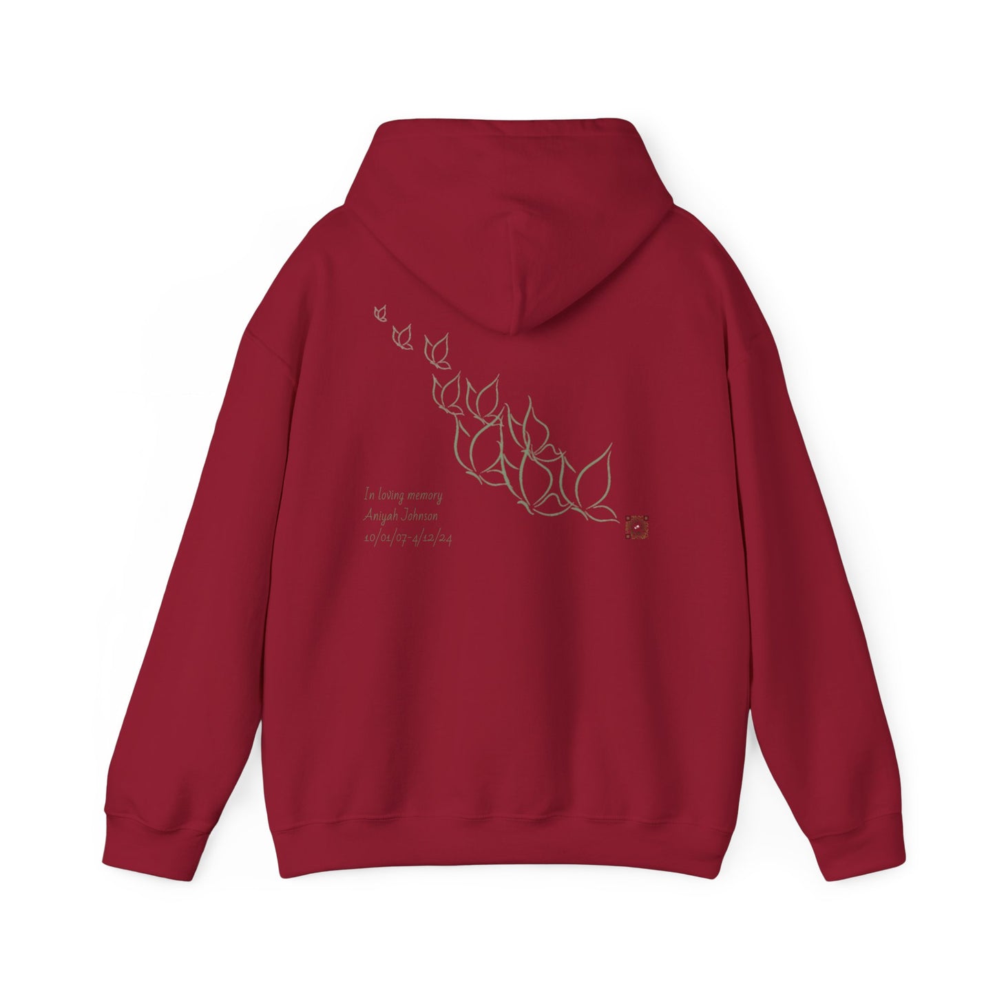Cozy Unisex Hooded Sweatshirt, Chic Floral Design Sweatshirt for Casual Wear, Stylish Gift for Her, Spring Fashion Layer, Comfort & Style
