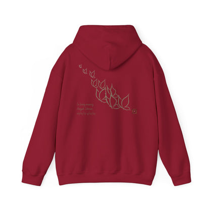 Cozy Unisex Hooded Sweatshirt, Chic Floral Design Sweatshirt for Casual Wear, Stylish Gift for Her, Spring Fashion Layer, Comfort & Style
