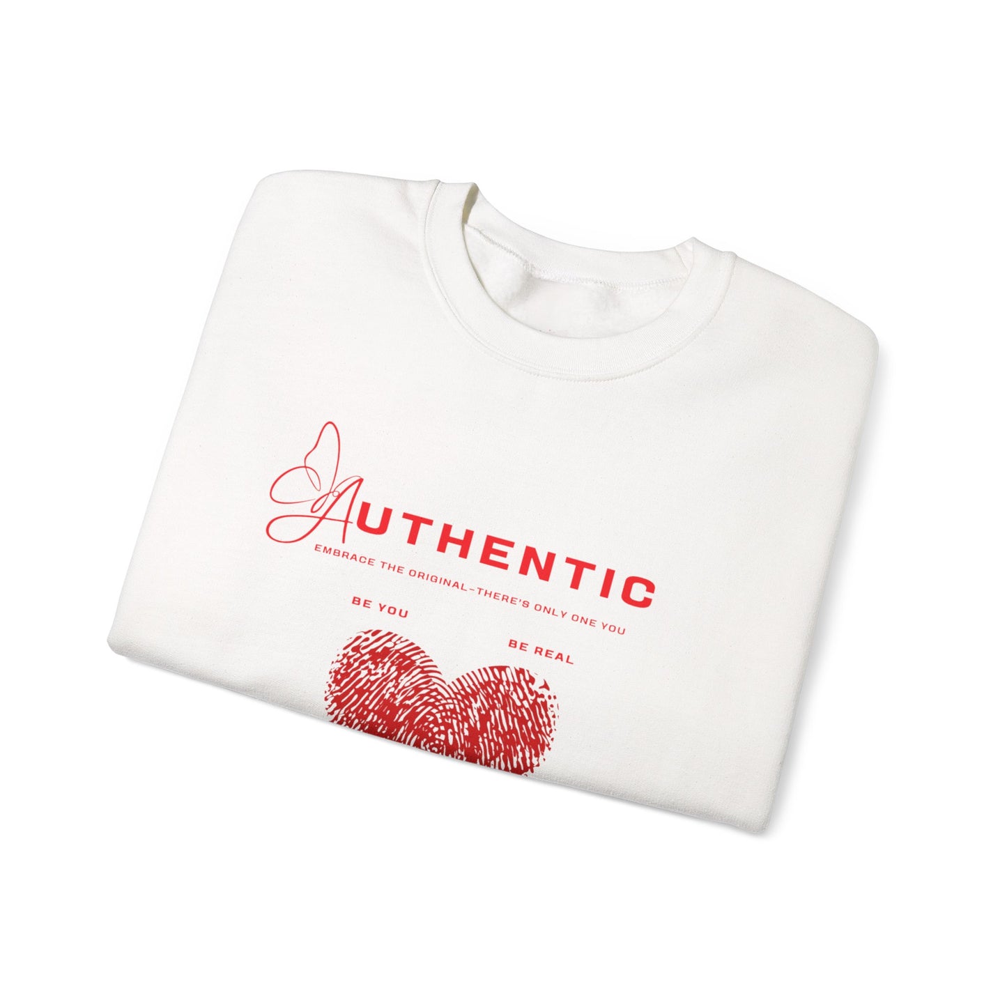 Authentic Heart Cozy Crewneck Pullover