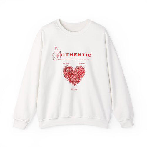 Authentic Heart Cozy Crewneck Pullover