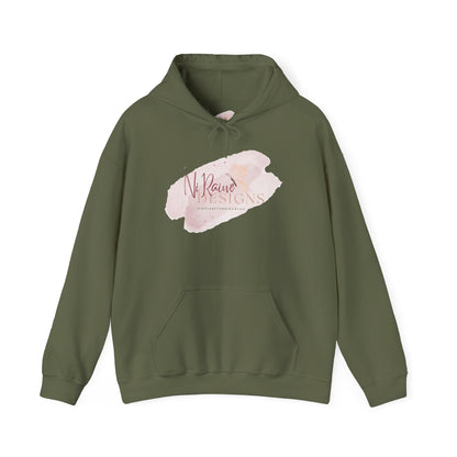 Cozy Unisex Hooded Sweatshirt, Chic Floral Design Sweatshirt for Casual Wear, Stylish Gift for Her, Spring Fashion Layer, Comfort & Style