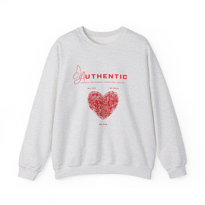 Authentic Heart Cozy Crewneck Pullover