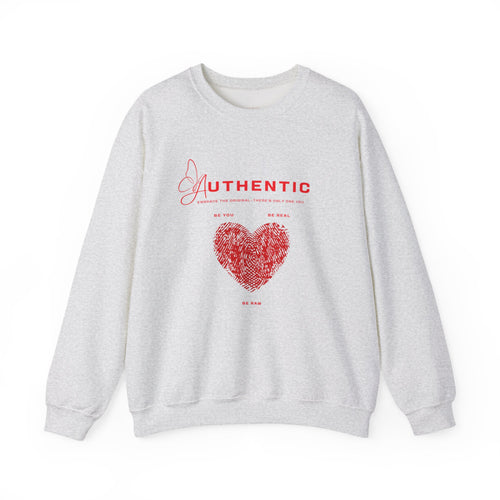 Authentic Heart Cozy Crewneck Pullover